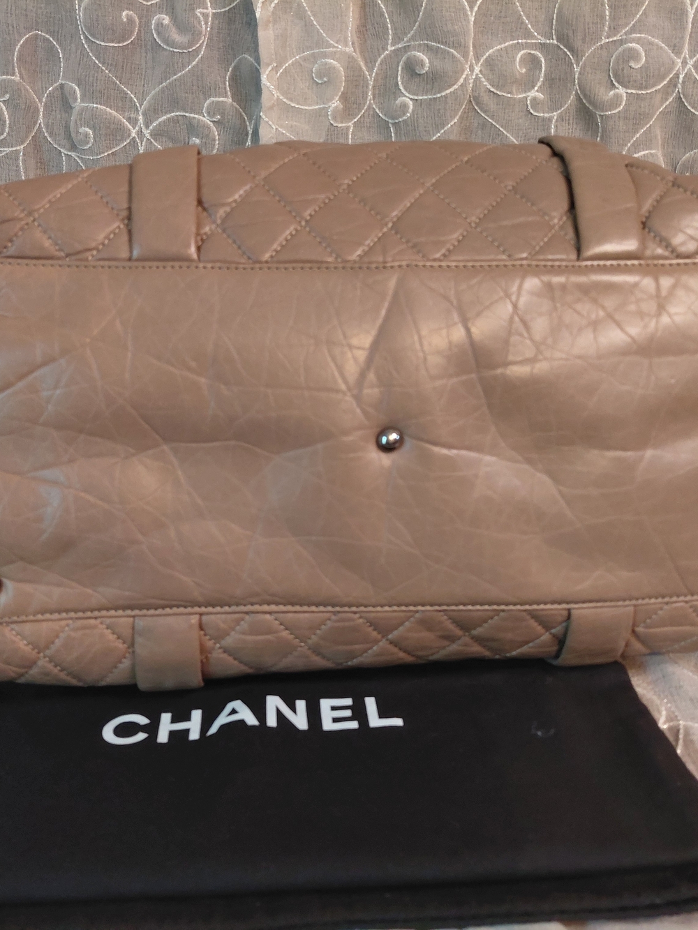 Chanel Vintage Series 11 Era Lambskin Lady Braid Travel Tote - Picture 14 of 16